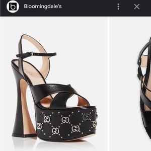 Gucci Nero platform heels